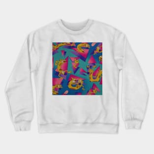 CatDog 90's Pattern Crewneck Sweatshirt